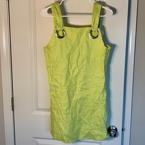 Free People x Style Mafia linen shift dress